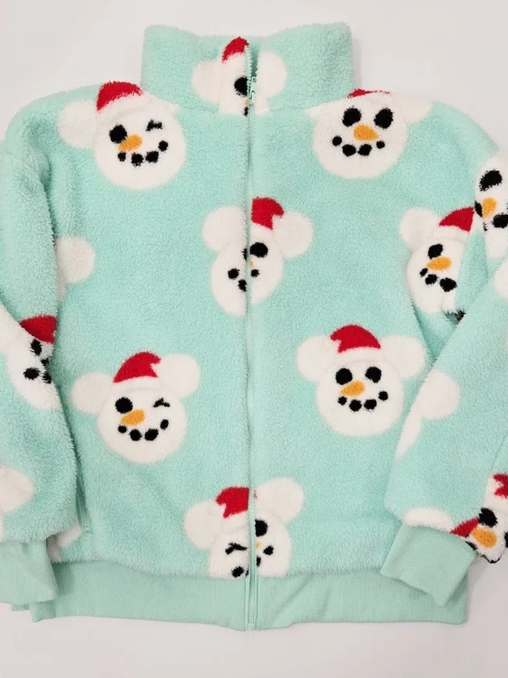 2024 Disney Parks Holiday Fleece with Mickey Snowmen